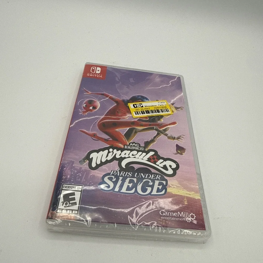 Miraculous Paris Under Siege Nintendo Switch Game GameMill Entertainment 2024